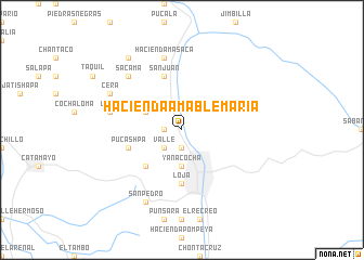 map of Hacienda Amable María