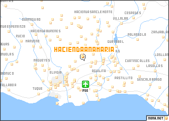 map of Hacienda Ana Maria