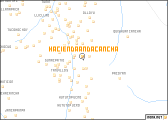 map of Hacienda Andacancha