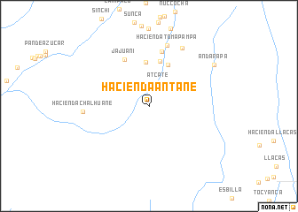 map of Hacienda Antane