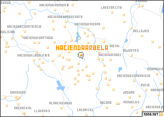 map of Hacienda Arbela