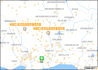 map of Hacienda Arbona