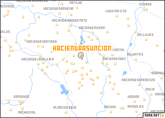 map of Hacienda Asuncion