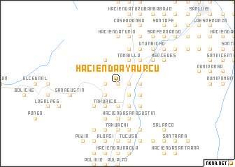 map of Hacienda Ayaurcu