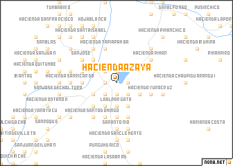 map of Hacienda Azaya