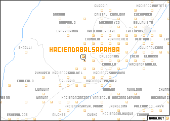 map of Hacienda Balsapamba