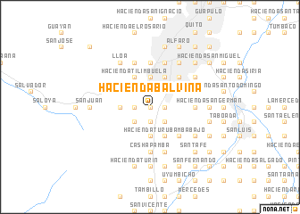 map of Hacienda Balvina