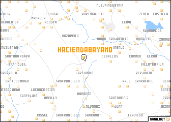 map of Hacienda Bayamo
