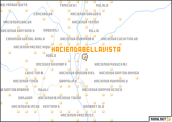 map of Hacienda Bellavista