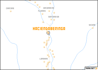 map of Hacienda Beringa