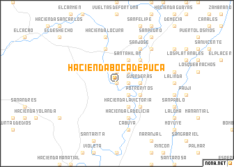 map of Hacienda Boca de Puca