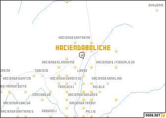 map of Hacienda Boliche