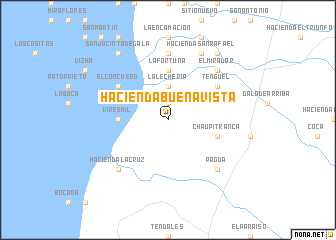 map of Hacienda Buenavista