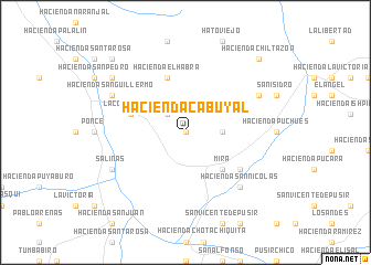 map of Hacienda Cabuyal