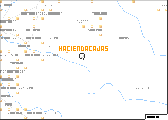 map of Hacienda Cajas