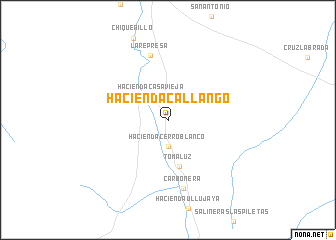 map of Hacienda Callango