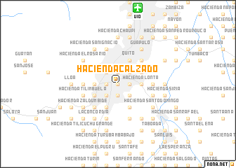 map of Hacienda Calzado