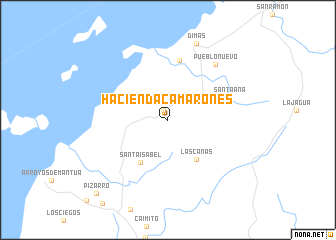 map of Hacienda Camarones