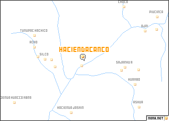 map of Hacienda Canco