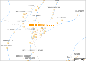 map of Hacienda Carapo