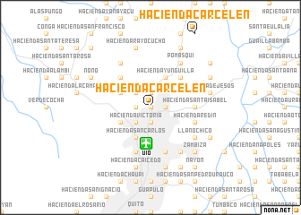 map of Hacienda Carcelén