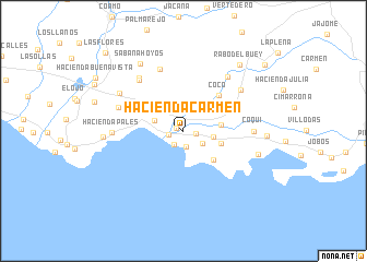 map of Hacienda Carmen