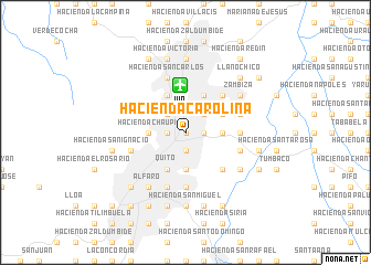 map of Hacienda Carolina