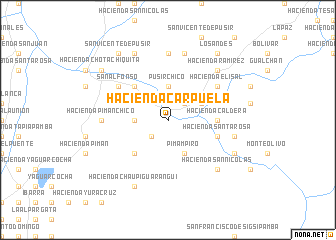 map of Hacienda Carpuela