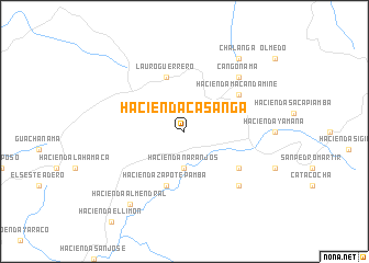 map of Hacienda Casanga