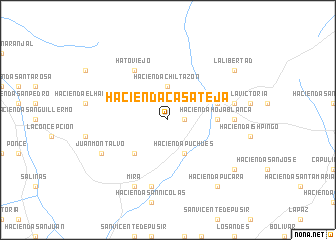 map of Hacienda Casateja