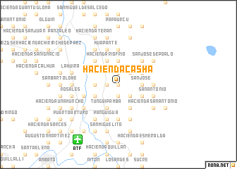 map of Hacienda Casha