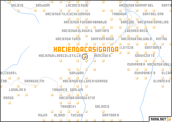 map of Hacienda Casiganda