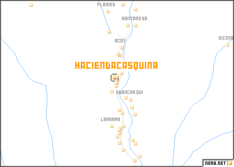 map of Hacienda Casquina