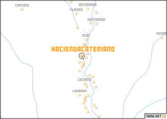 map of Hacienda Cateriano