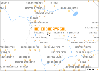 map of Hacienda Cayagal