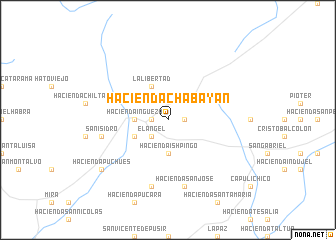 map of Hacienda Chabayan