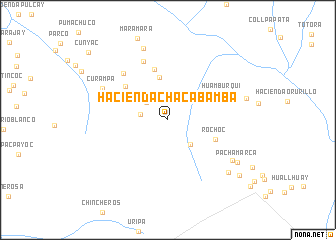 map of Hacienda Chacabamba