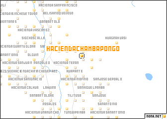 map of Hacienda Chambapongo