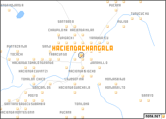 map of Hacienda Changalá