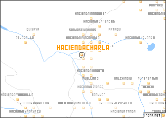 map of Hacienda Charla