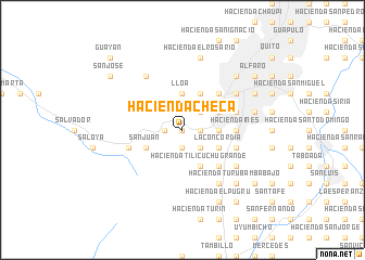 map of Hacienda Checa