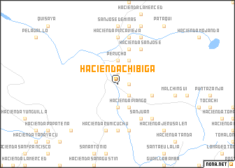 map of Hacienda Chibiga