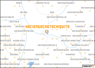 map of Hacienda Chota Chiquita