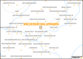 map of Hacienda Chulunhuasi