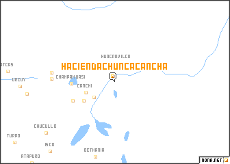map of Hacienda Chuncacancha