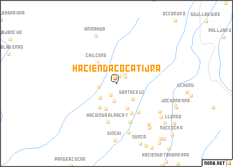 map of Hacienda Cocatijra