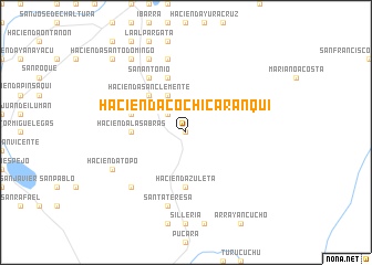 map of Hacienda Cochicaranqui