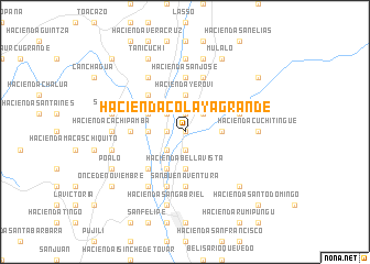 map of Hacienda Colaya Grande