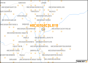 map of Hacienda Colaya