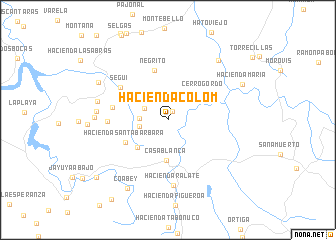 map of Hacienda Colom